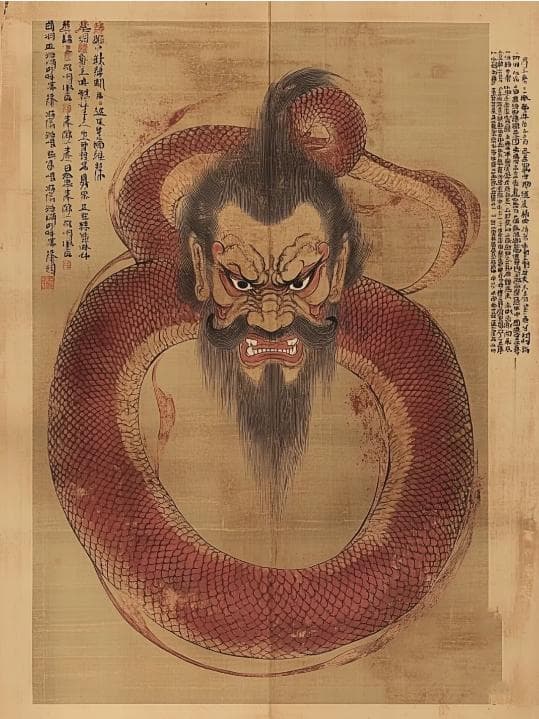 山海经烛龙：掌控昼夜的神秘神兽
