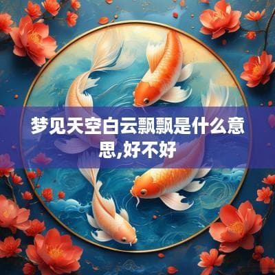 梦见天空白云飘飘：传统解梦与现代心理学的双重解读