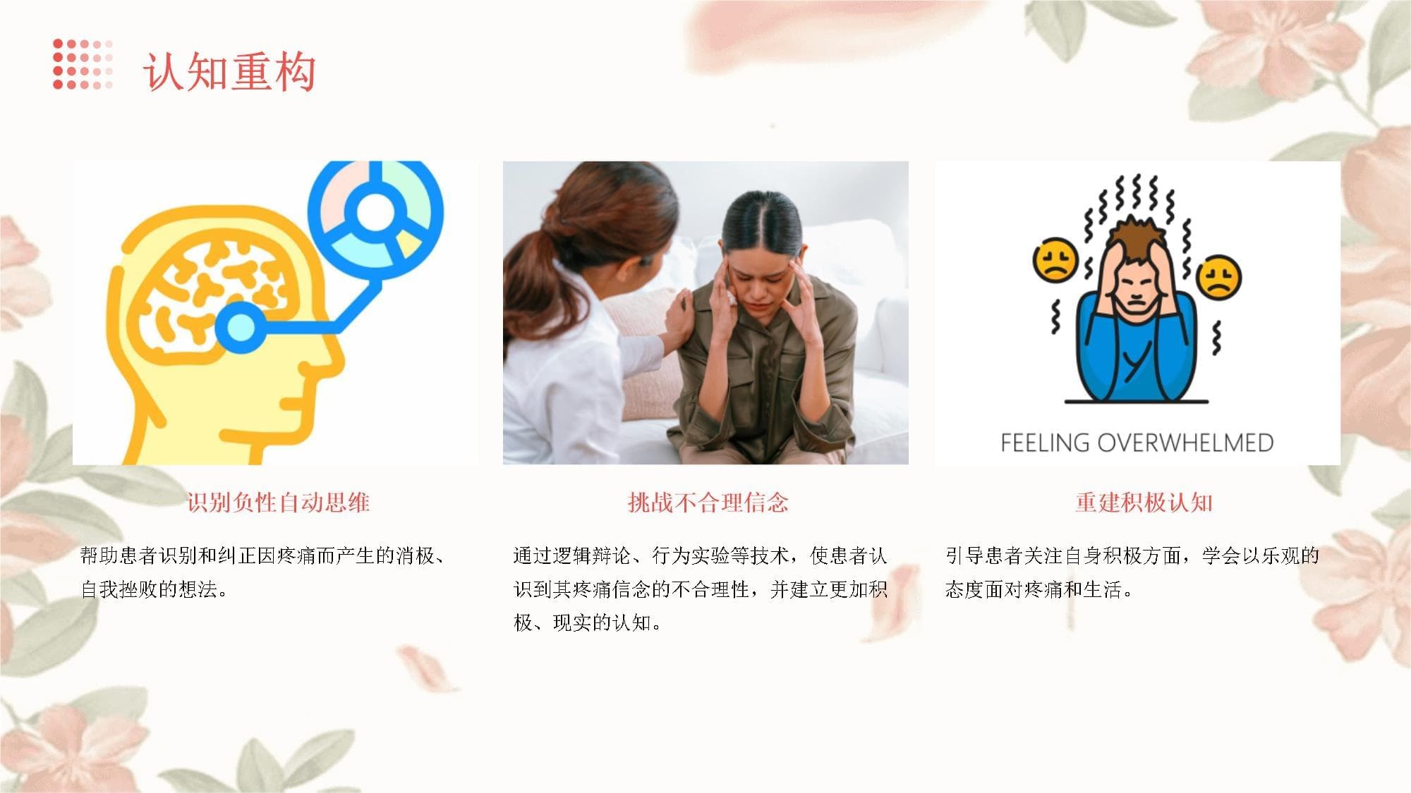 疼痛常用心理治疗方法