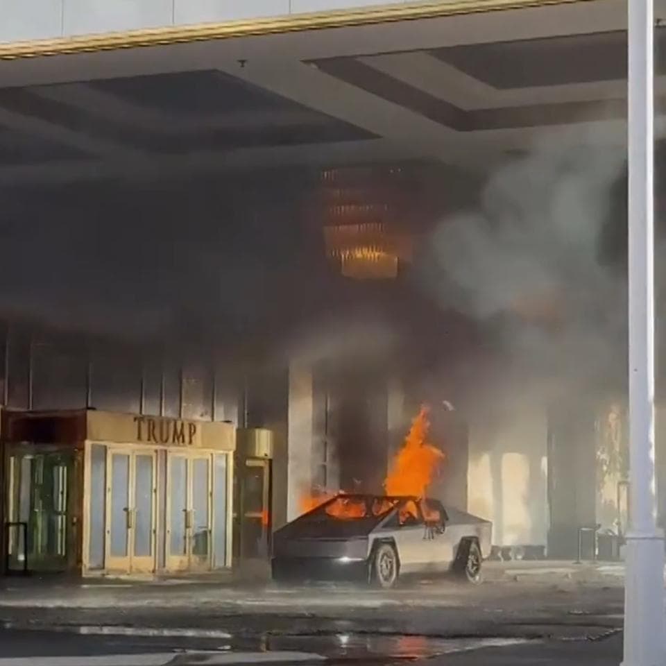 大水冲了龙王庙：特朗普酒店外特斯拉爆炸，特朗普与马斯克政治关联引发猜测