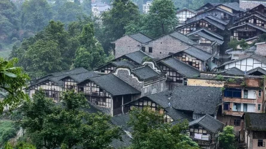 江津塘河古镇“五一”游 感受都市近郊的小惬意