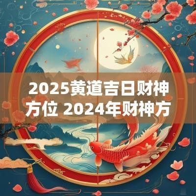 2025黄道吉日财神方位全解析：如何选择吉日与财位