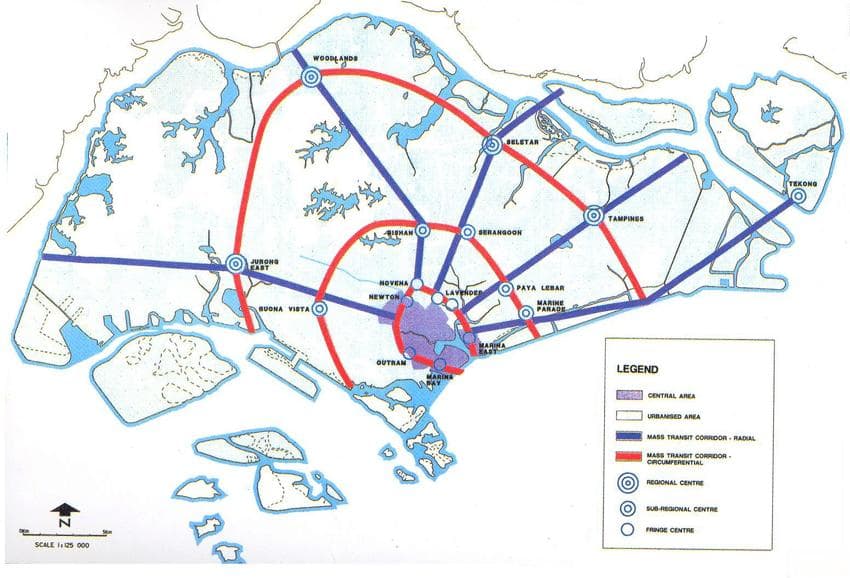 新加坡2025年城市规划图官宣！全岛这4个地区将大变样～