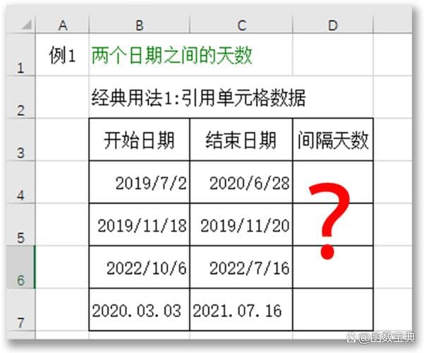 如何计算两个日期之间的天数？方法及步骤详解