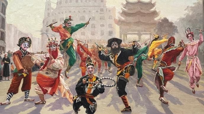 春晚归来，英歌舞继续燃爆非遗年，“潮汕在新年赛道强得可怕”！