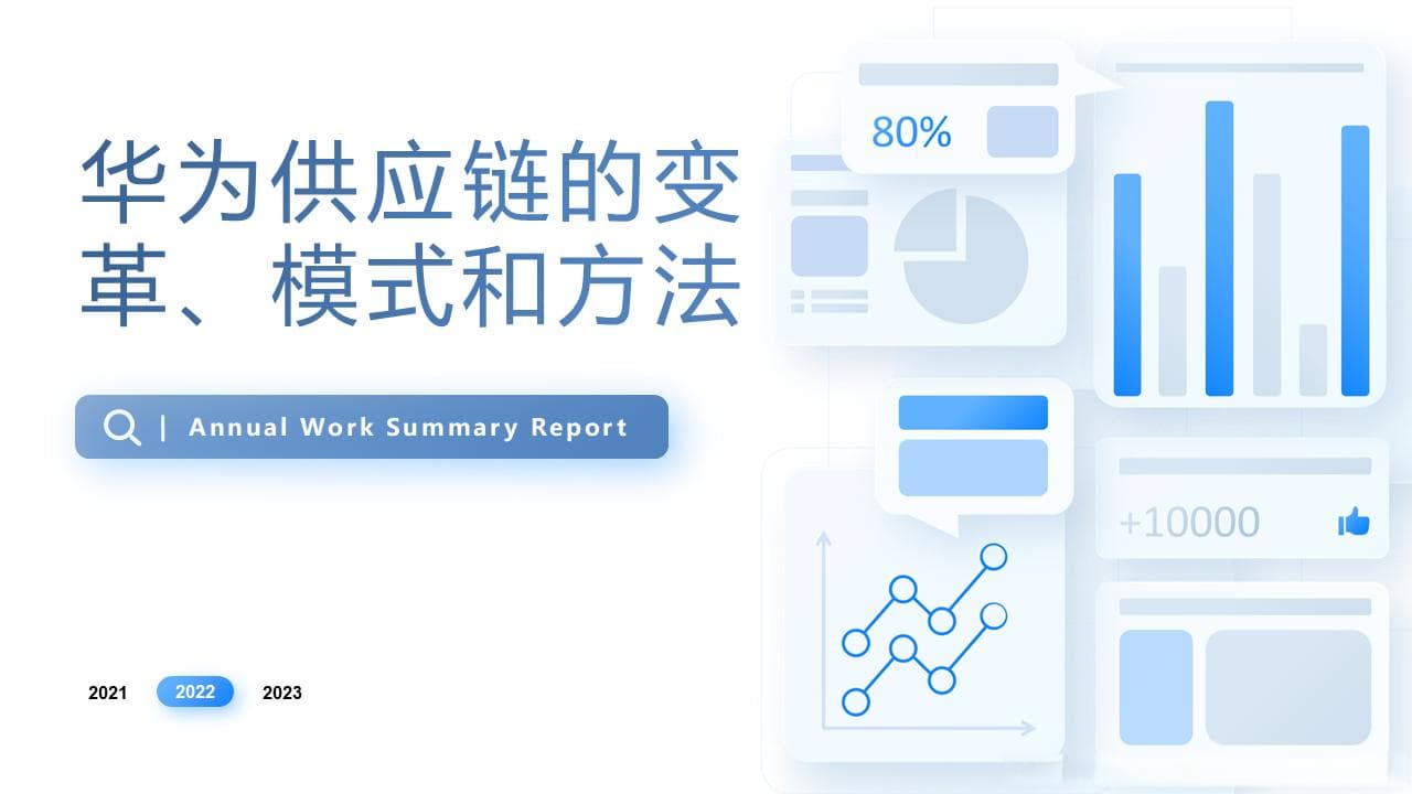 105页PPT带你了解华为供应链的变革模式和方法