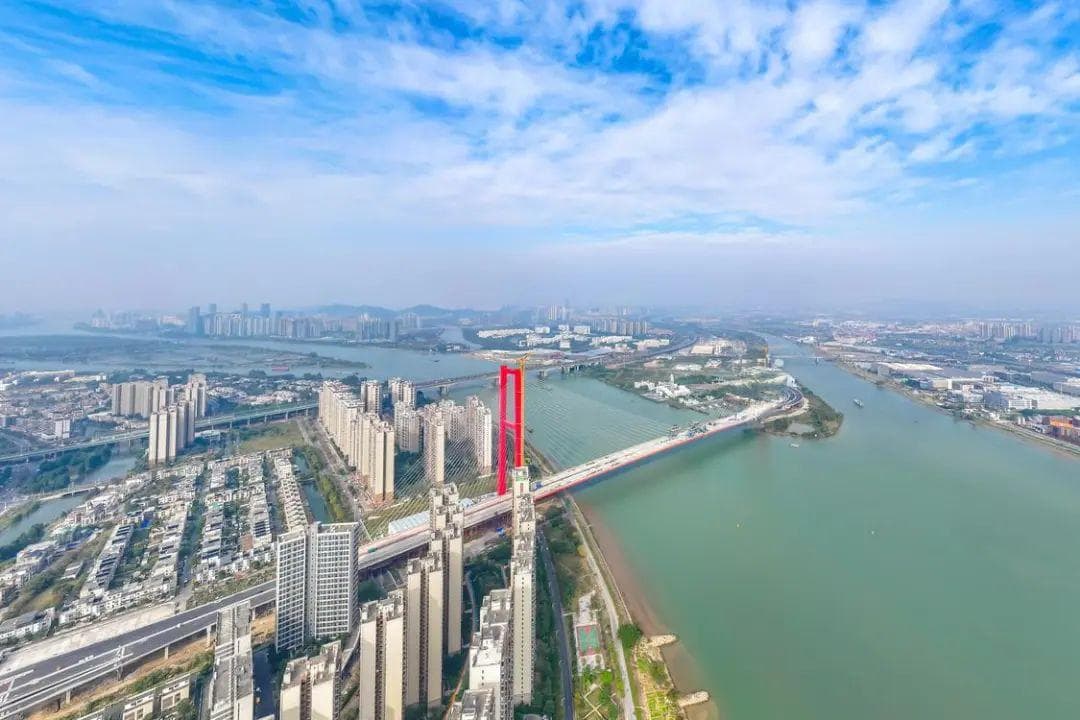 顺德大桥合龙！佛山“鸟巢”来了！佛山基建大进展！