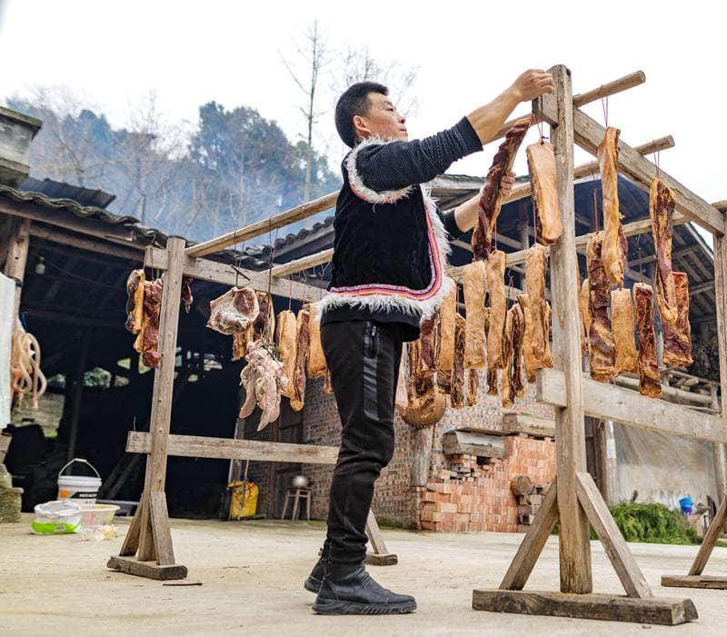 绵阳北川：腊肉产业带动乡村振兴“大步走”
