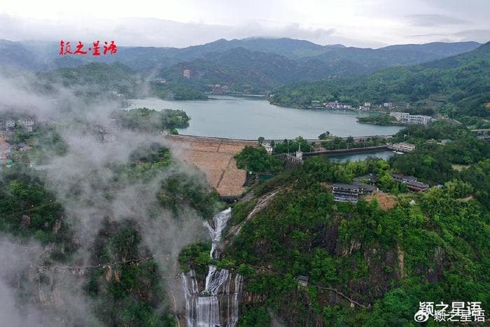 重现人间的天台山大瀑布，人类改变自然的杰作
