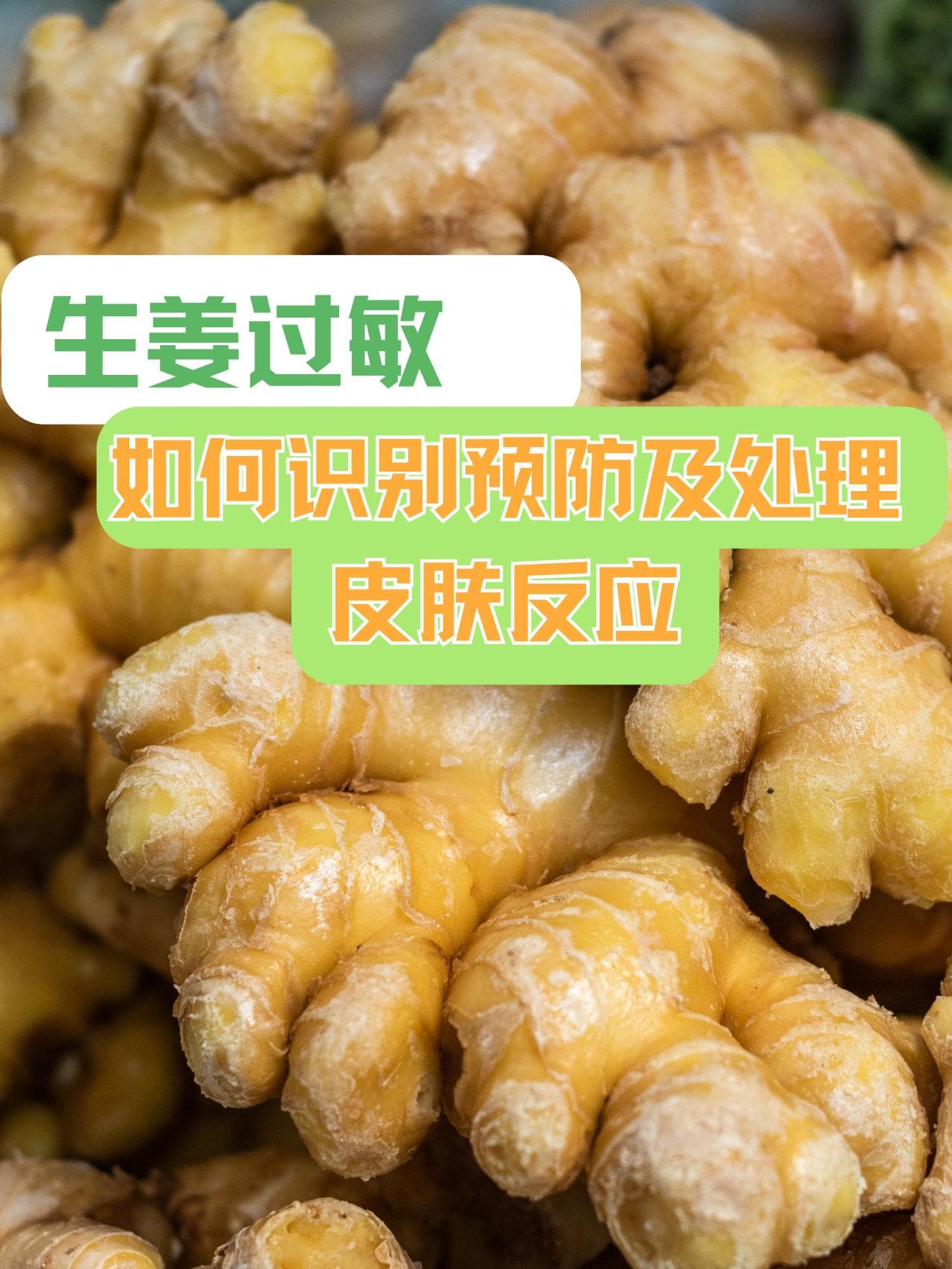 生姜过敏：如何识别、预防及处理皮肤反应？