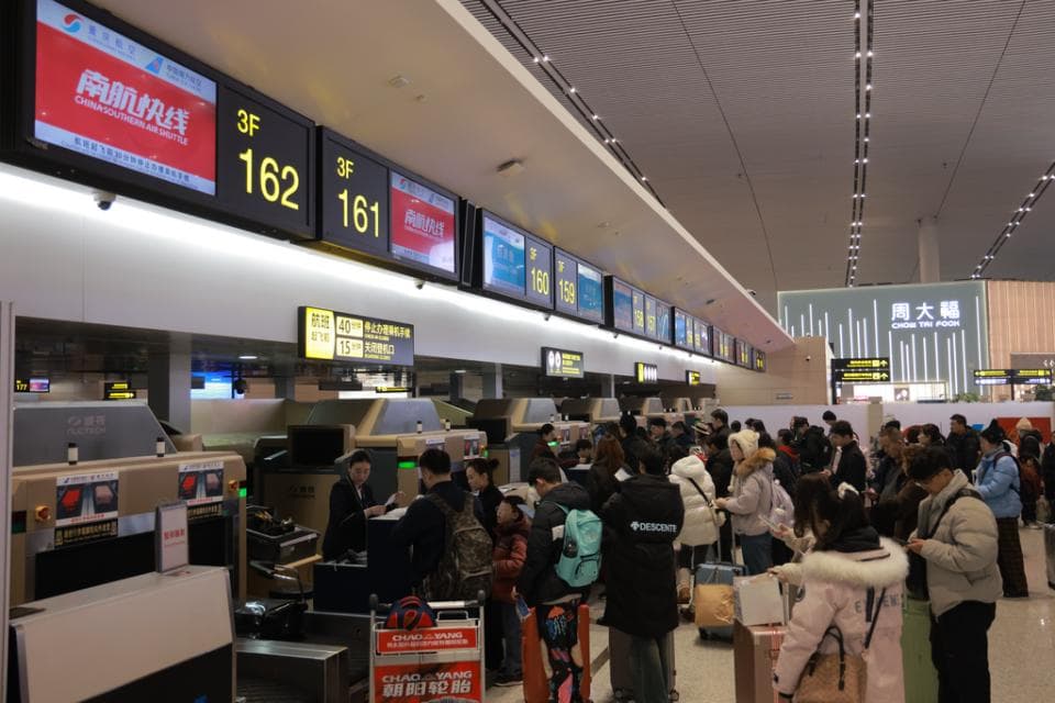 重庆江北国际机场多措并举提升春运旅客出行体验