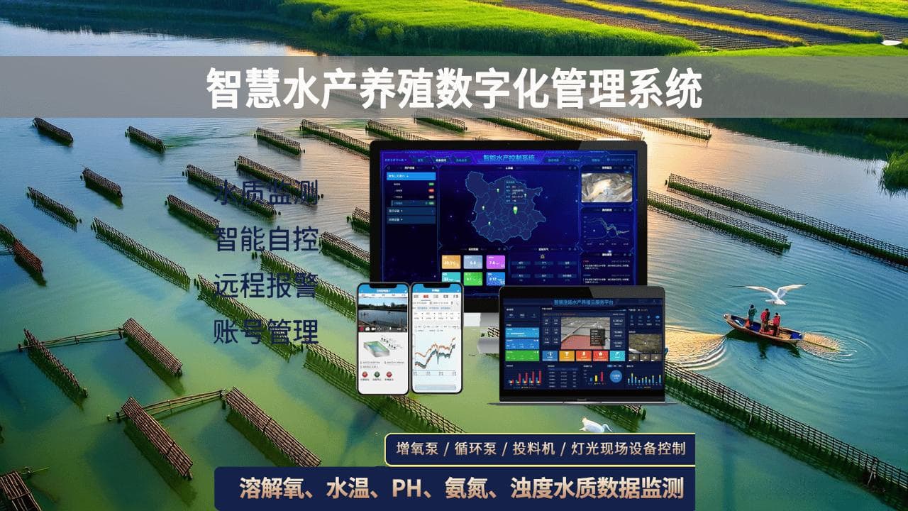智慧水产养殖数字化管理系统，推动渔业升级
