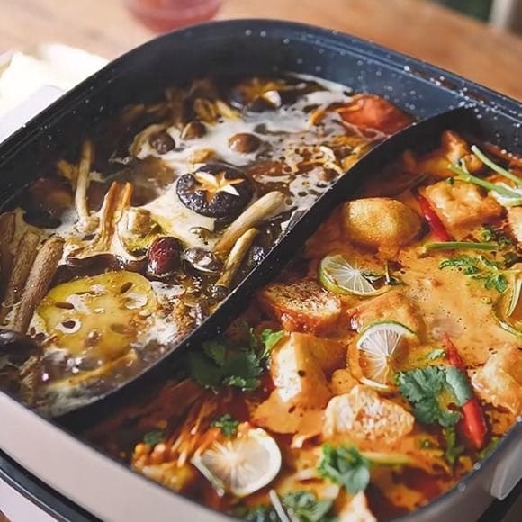 纯素火锅汤底合集：8种风味汤底+4款蘸料配方