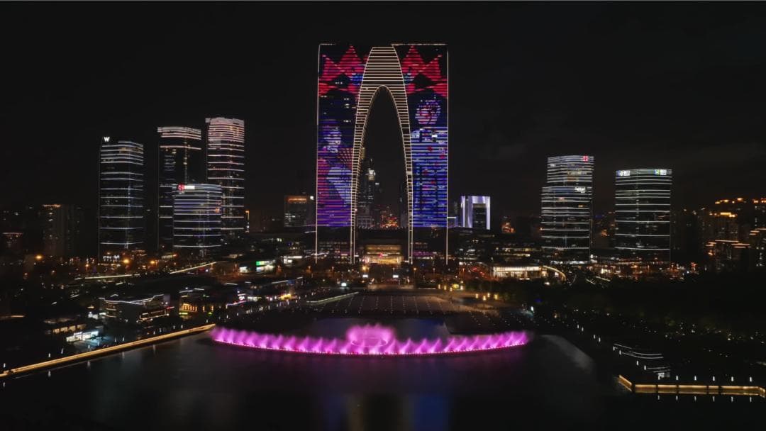 冲上热搜！环金鸡湖改造太惊艳！