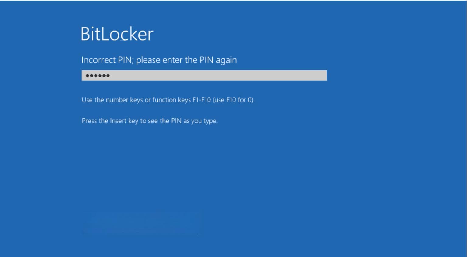 忘记BitLocker PIN：恢复加密驱动器