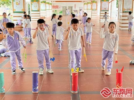 泉州鲤城：小学推出“走投跑跳”主题课间 锻炼学生基本运动技能