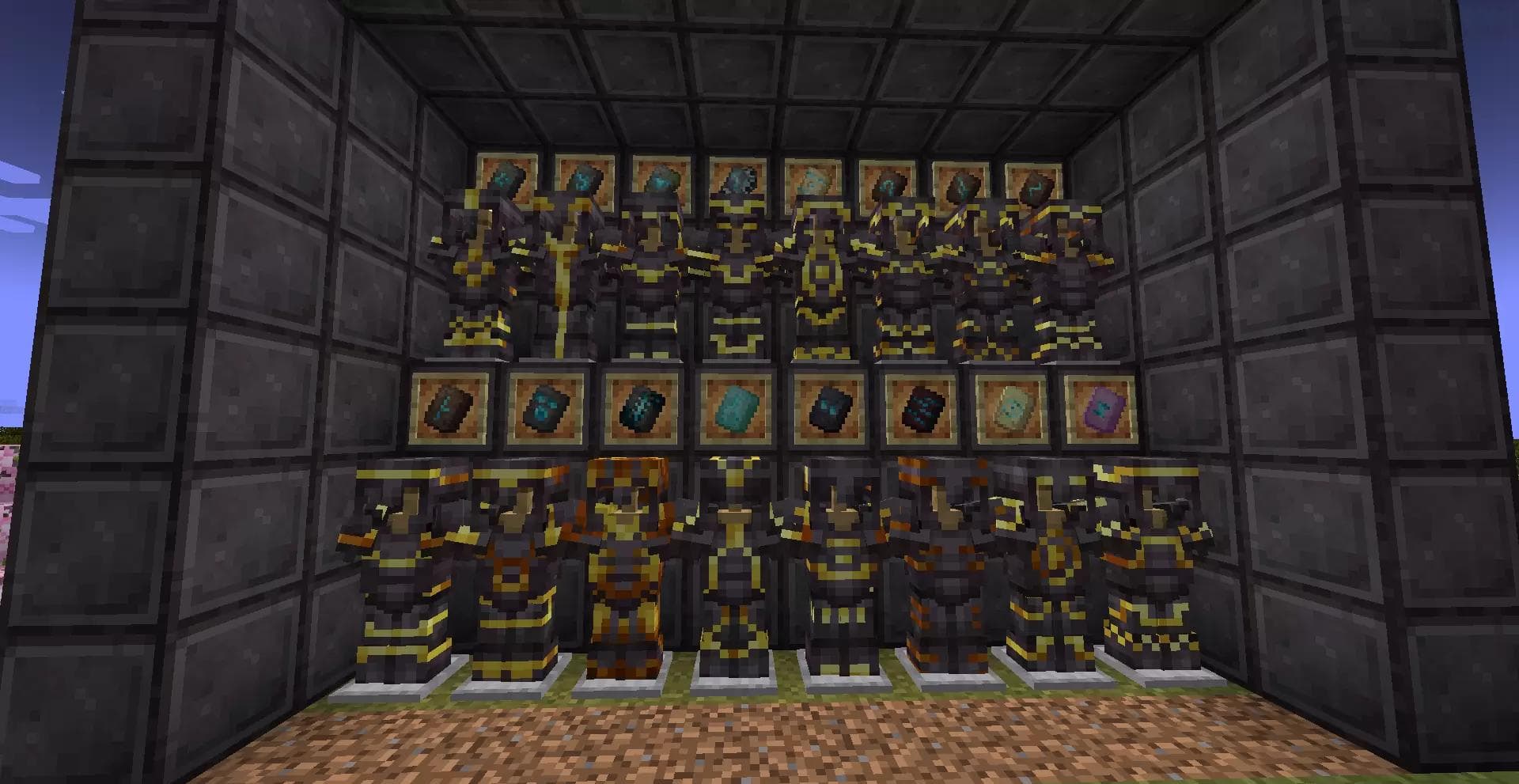 Minecraft盔甲纹饰锻造模板详解