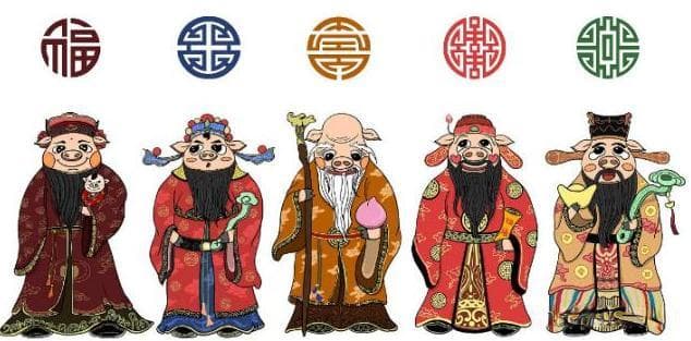 五福临门：中国人追求的全面幸福观
