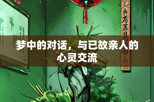 梦中的对话，与已故亲人的心灵交流