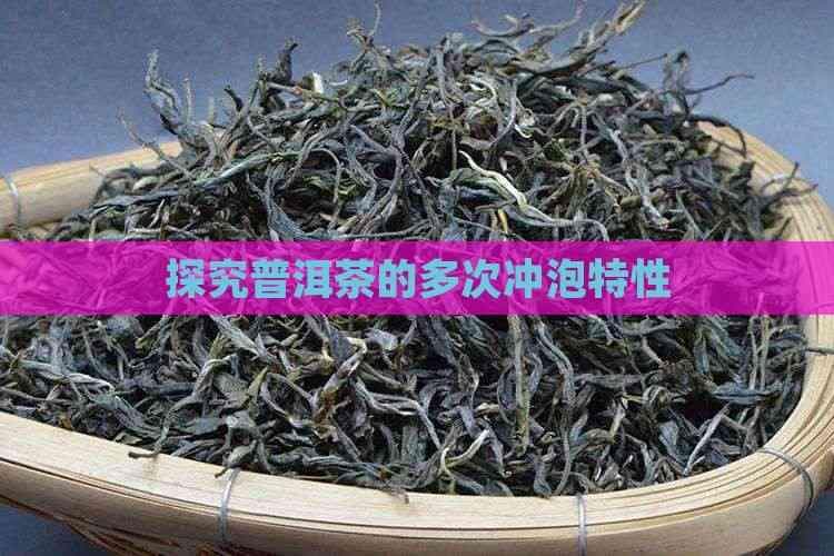 探究普洱茶的多次冲泡特性