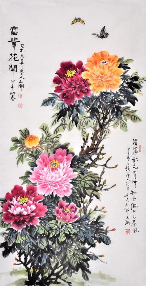 牡丹家居风水画：选择与摆放指南