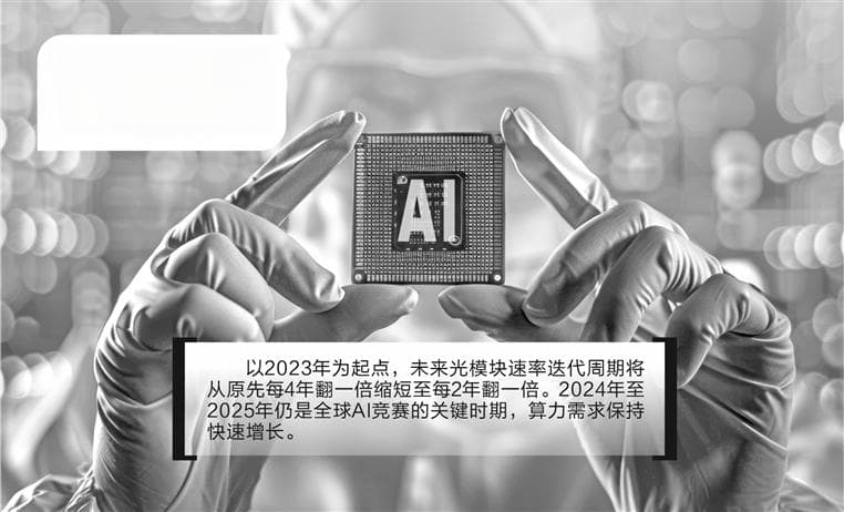 从四年缩短为两年 AI算力需求推动光模块迭代加速