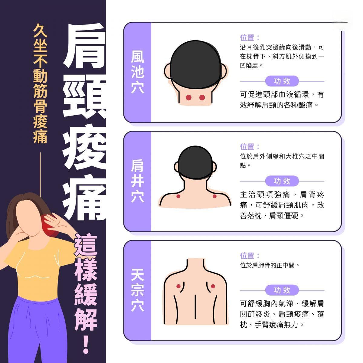 追剧、打电动、塞车...中医教你缓解久坐不动的筋骨酸痛
