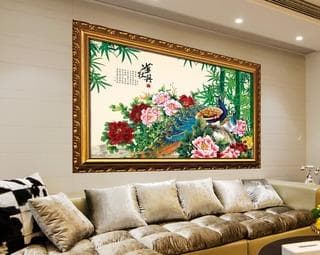 客厅挂画6种吉祥说明