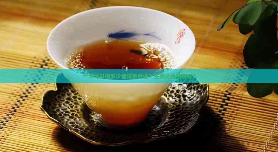 普洱茶饮用指南：每日饮用量与生熟茶选择全解析