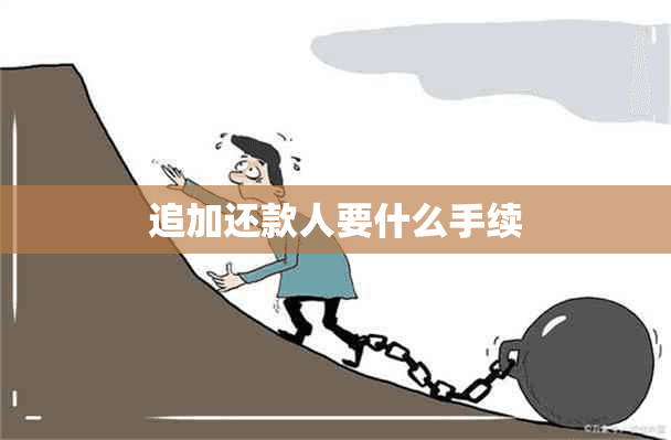 追加还款人要什么手续？全流程详解来了