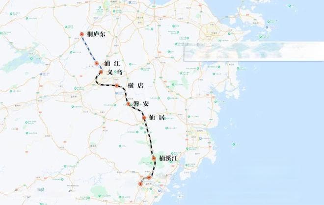 @杭州人 下个月能坐高铁去横店、义乌啦！1小时直达温州