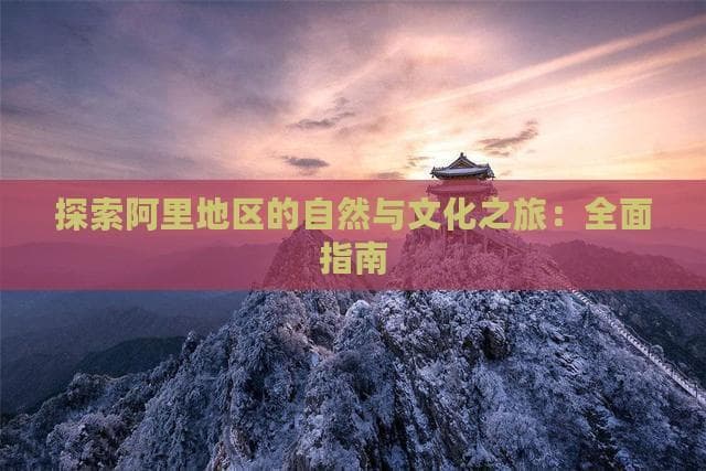 探索阿里地区的自然与文化之旅：全面指南