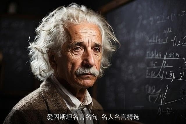 爱因斯坦名言名句：科学巨匠的思想智慧