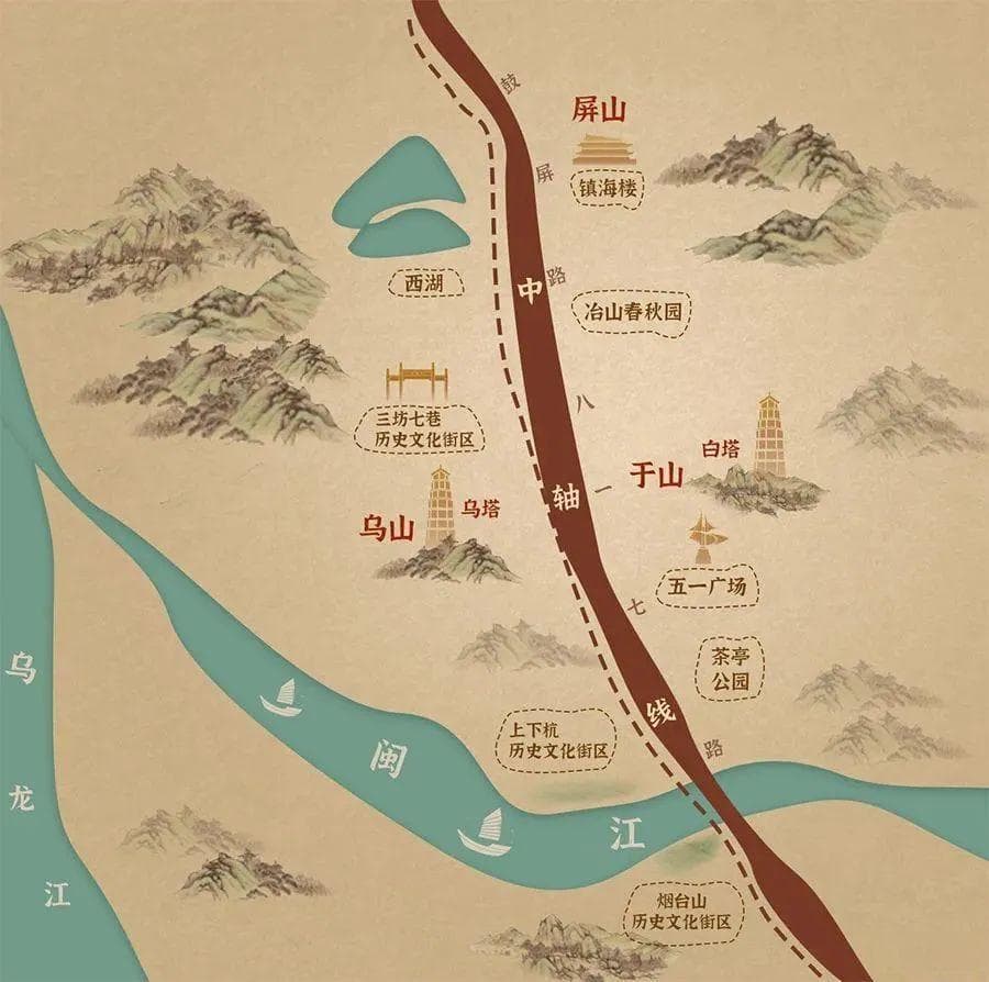 卢美松：闽都城市中轴线溯往