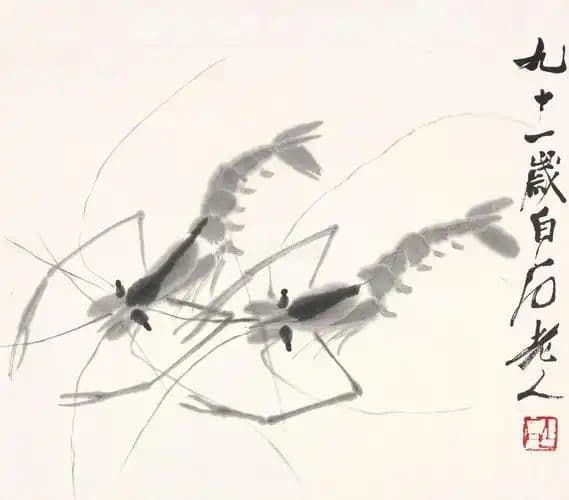 齐白石画虾大器晚成故事，齐白石书画院院长齐良芷弟子汤发周发布