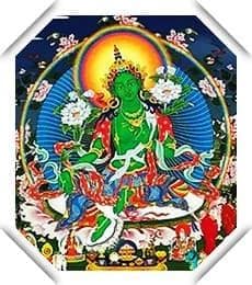 绿度母：观世音菩萨的化身与救度功德