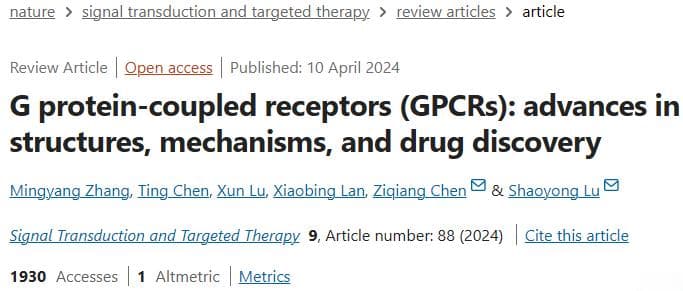 景书谦点评 | GPCR药物研发：繁花似锦，未来可期