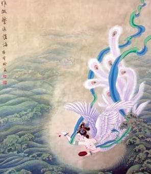 古代神话精卫填海的故事(英中对照)