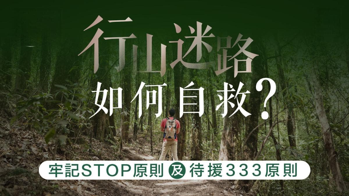 行山迷路自救指南：STOP原则与333原则详解