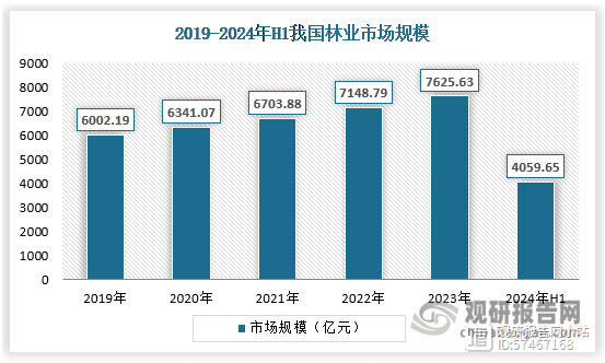 中国林业市场规模保持持续增长 碳交易仍是行业发展最大机遇