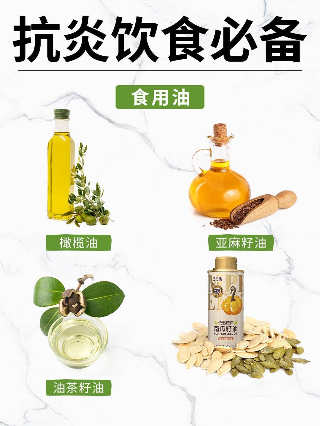 抗炎饮食指南|选对食用油，吃出好身体！