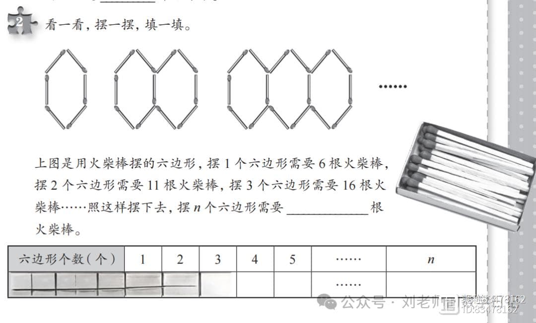 在"增长的规律"练习中发展代数思维