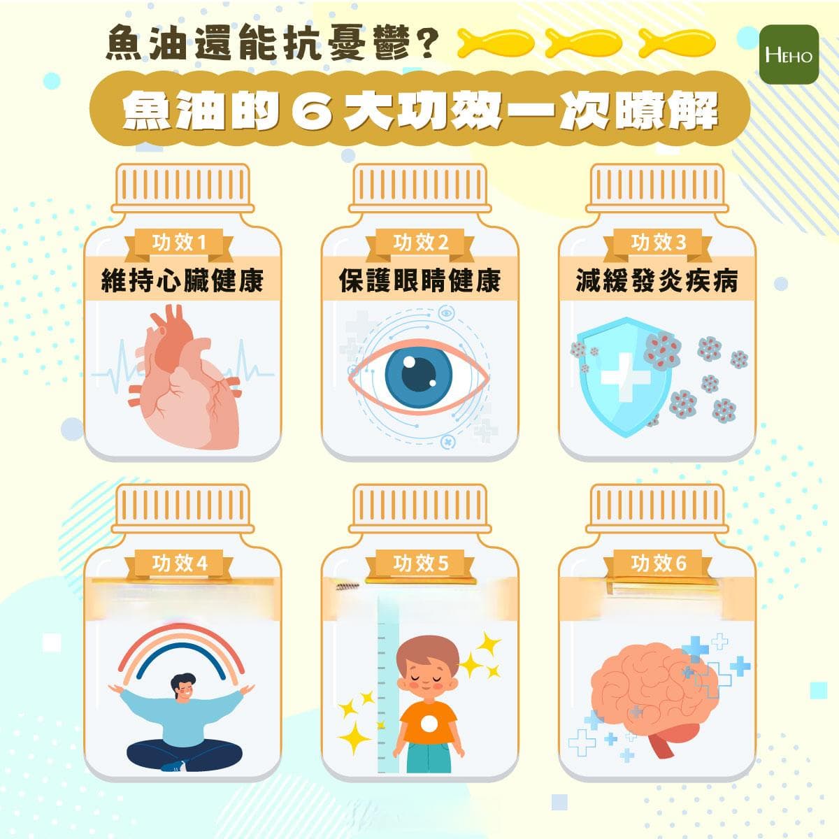 鱼油的功效与禁忌：专家解读鱼油的六大健康益处