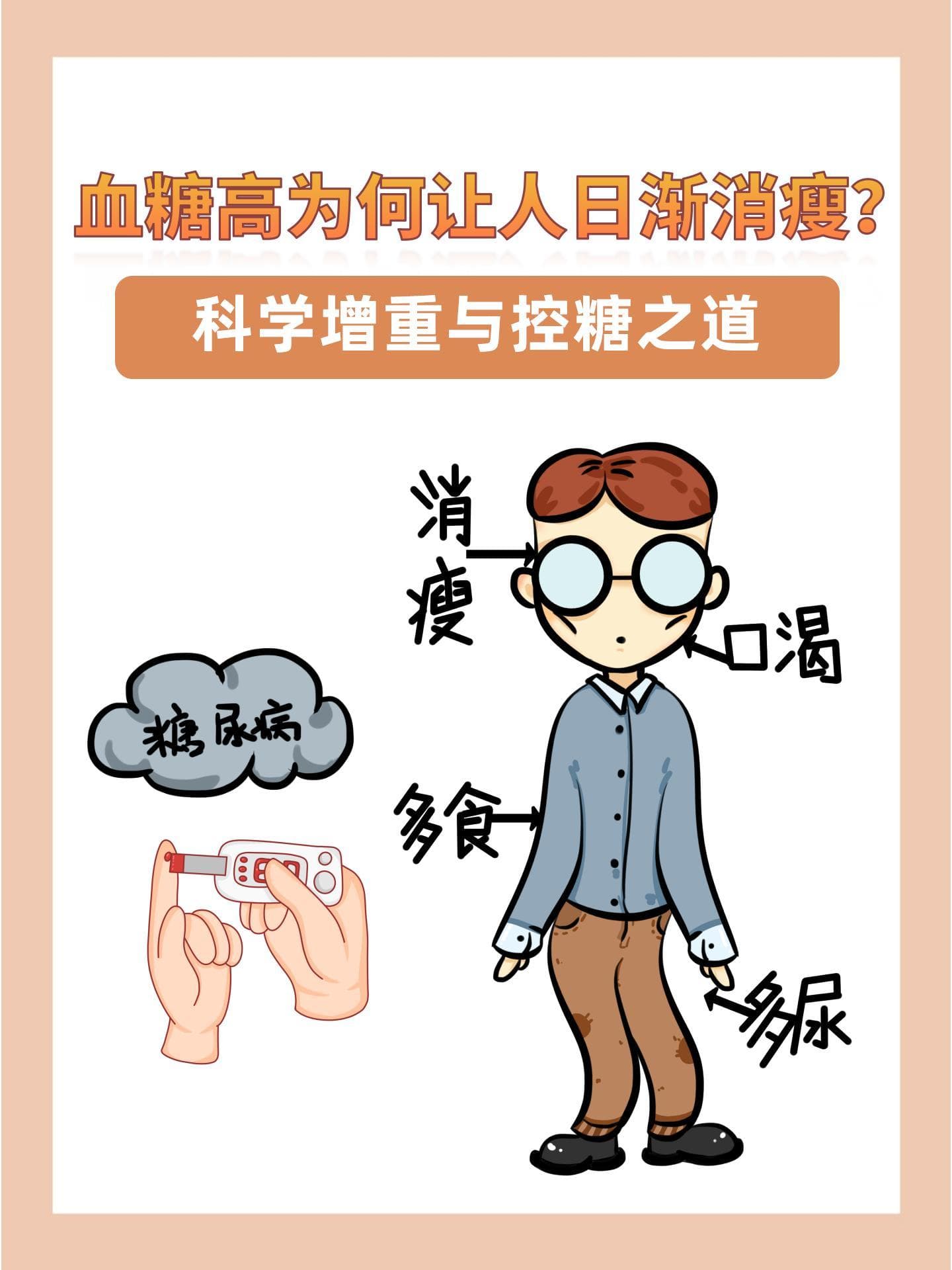 血糖高为何让人日渐消瘦？科学增重与控糖之道