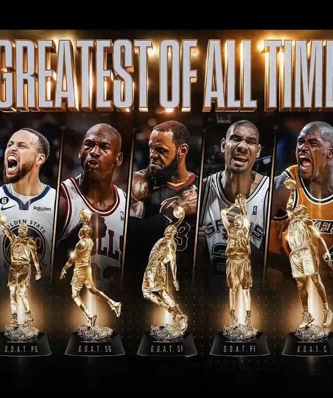 美国媒体发布NBA历史最佳阵容：库里 邓肯入选！有争议吗？