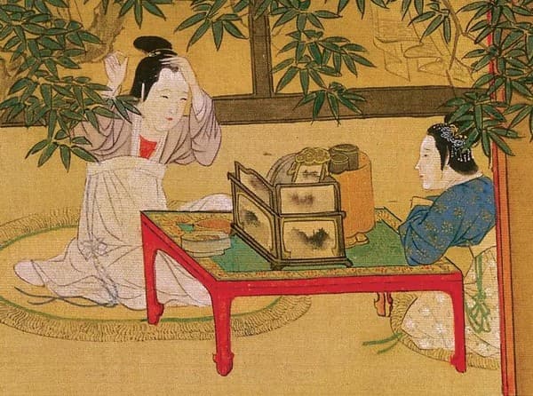 放大看仇英《汉宫春晓图》，我发现……