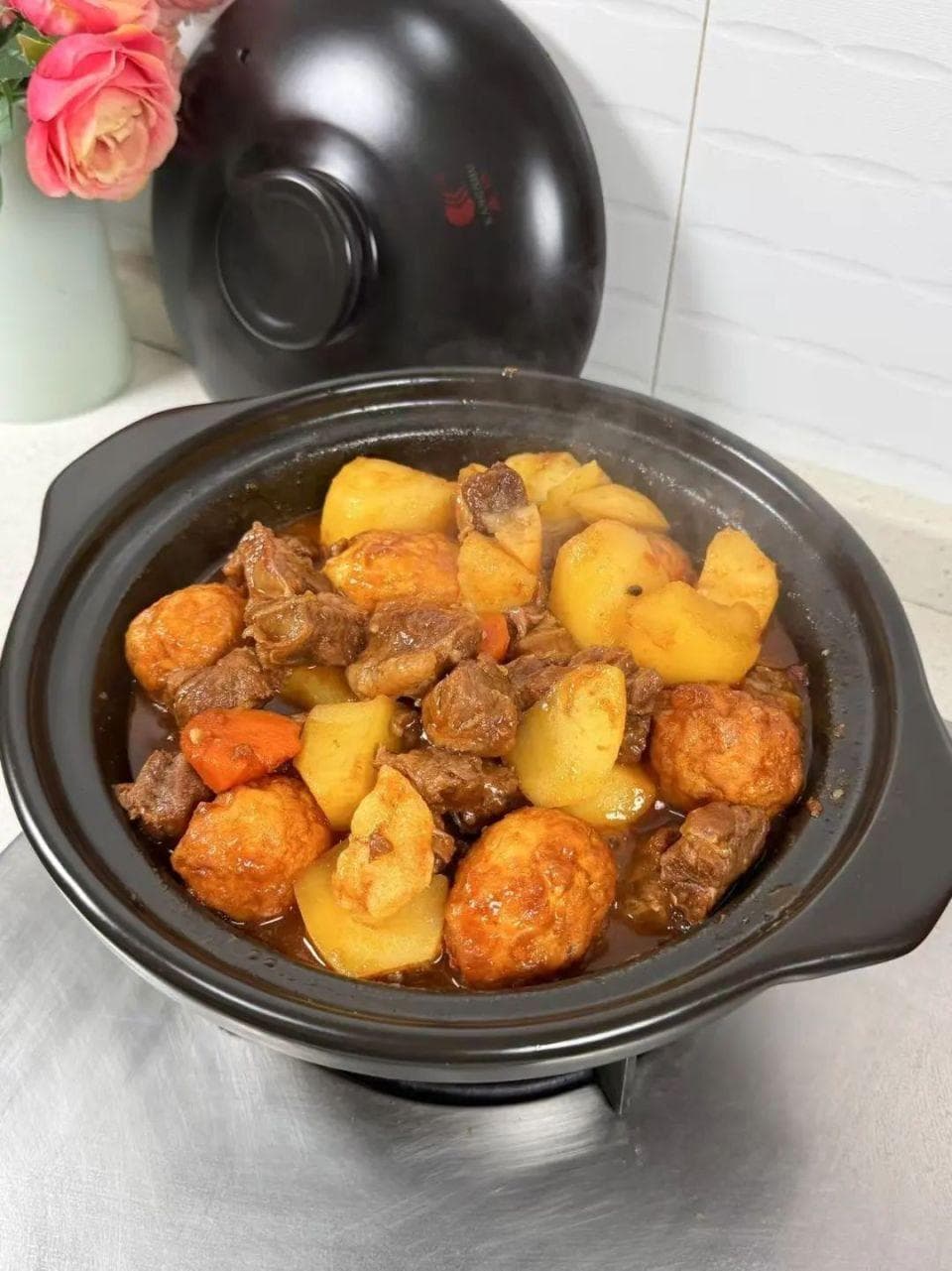 喷香｜冬日美味——番茄牛肉炖土豆上桌喽