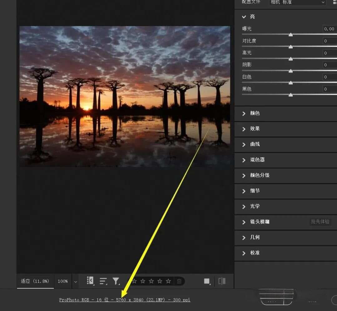 Camera Raw修图技巧：色彩空间和色彩深度的设置