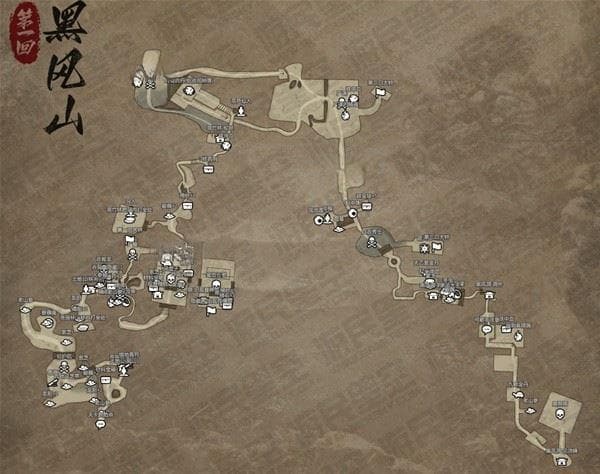 《黑神话悟空》全地图一览及收集品位置 全地图布局解析