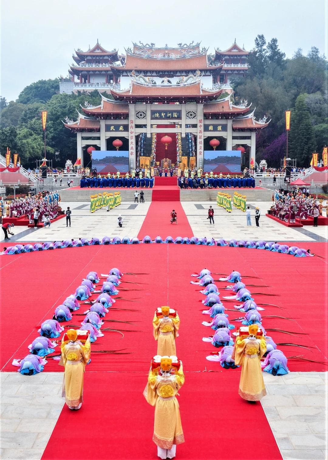 莆田湄洲岛妈祖祖庙朝圣